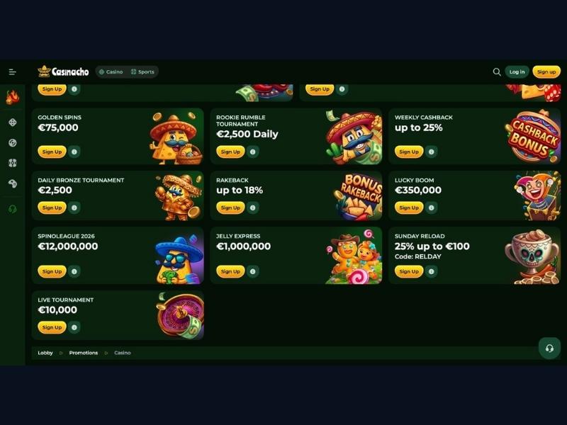 KYC Bonus-Strategie und Demo-Modus bei Casinacho Casino Nacho Casino für Österreich